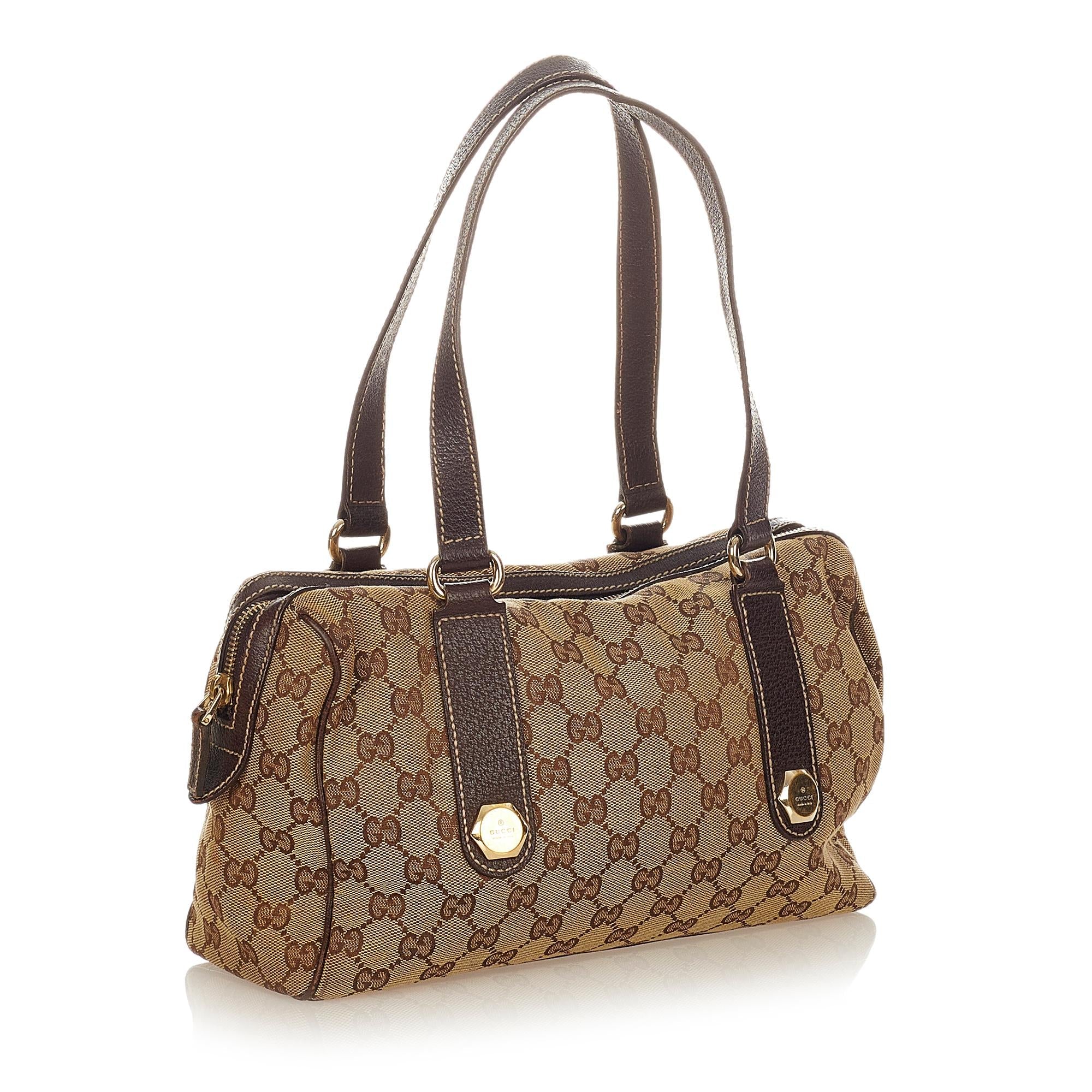 Gucci GG Canvas Charmy Shoulder Bag (SHG-25572)