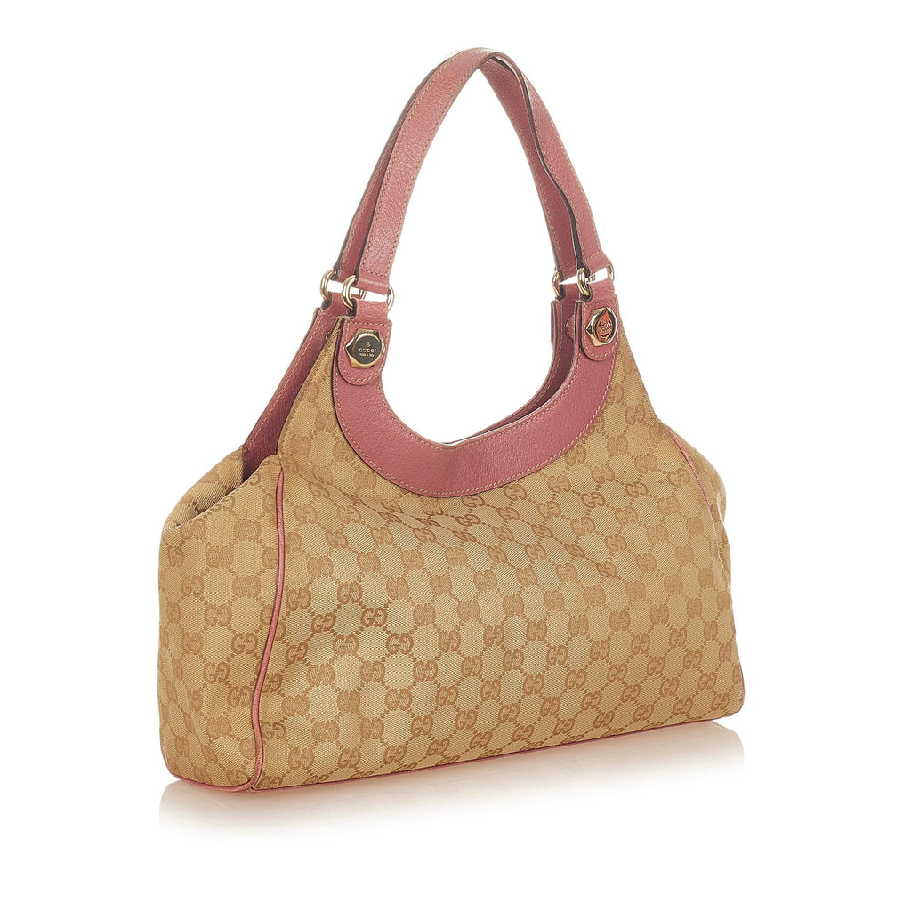 Gucci GG Canvas Charmy Shoulder Bag (SHG-25945)