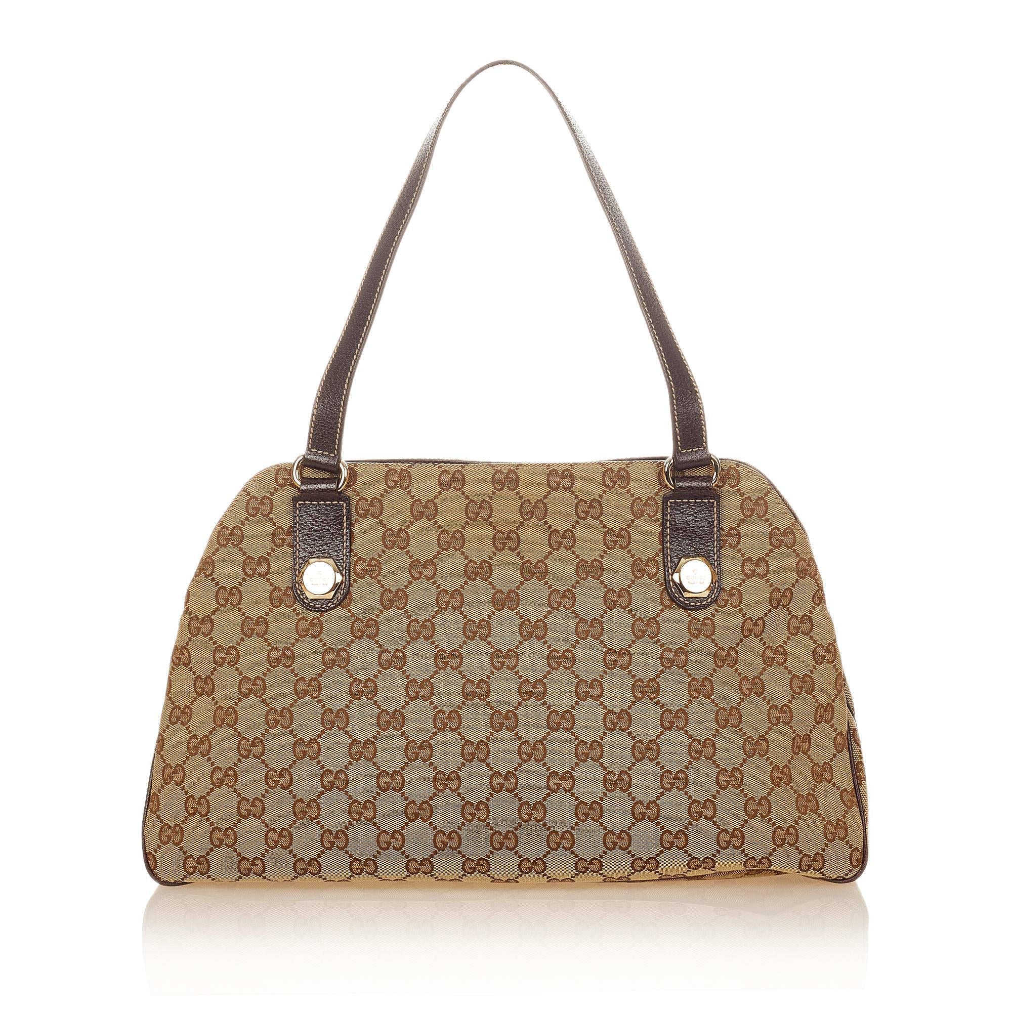 Gucci GG Canvas Charmy Shoulder Bag (SHG-26008)