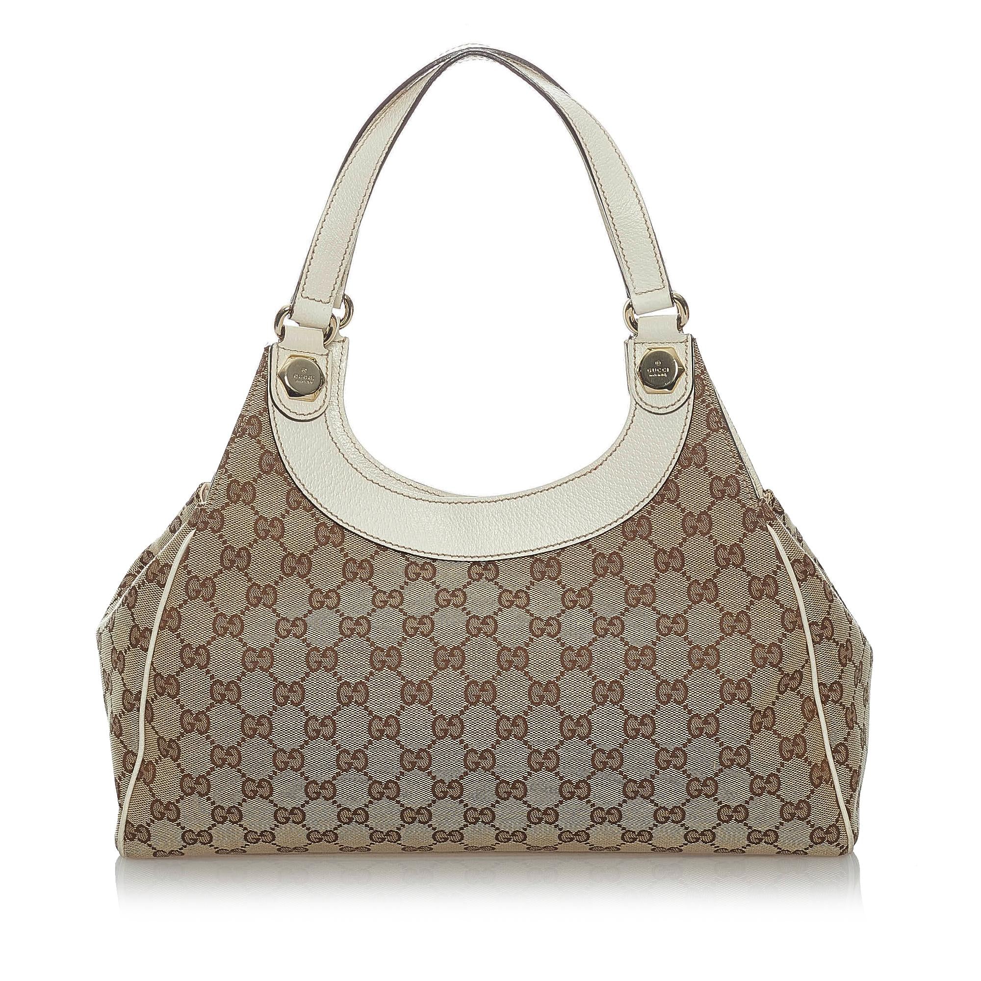 Gucci GG Canvas Charmy Shoulder Bag (SHG-30421)