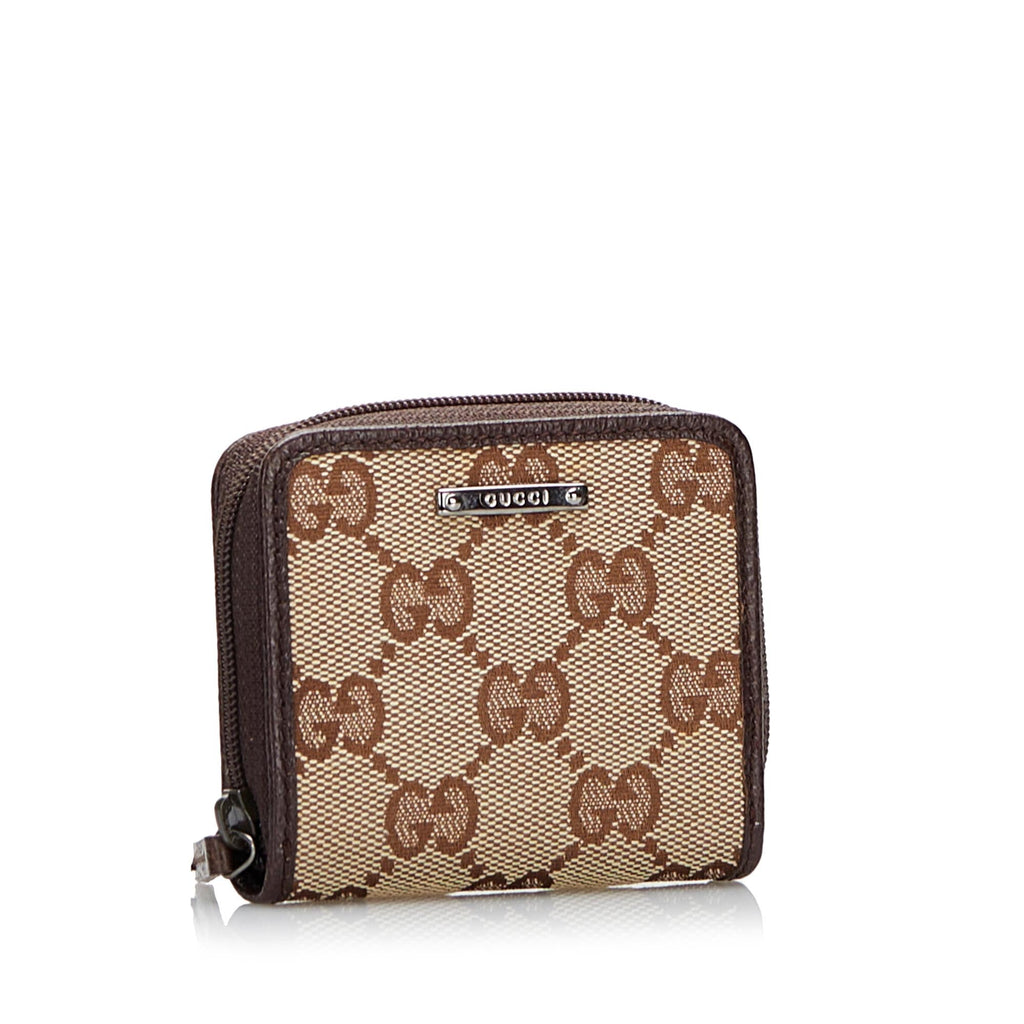 Gucci GG Canvas Coin Pouch (SHG-3y5pqz)