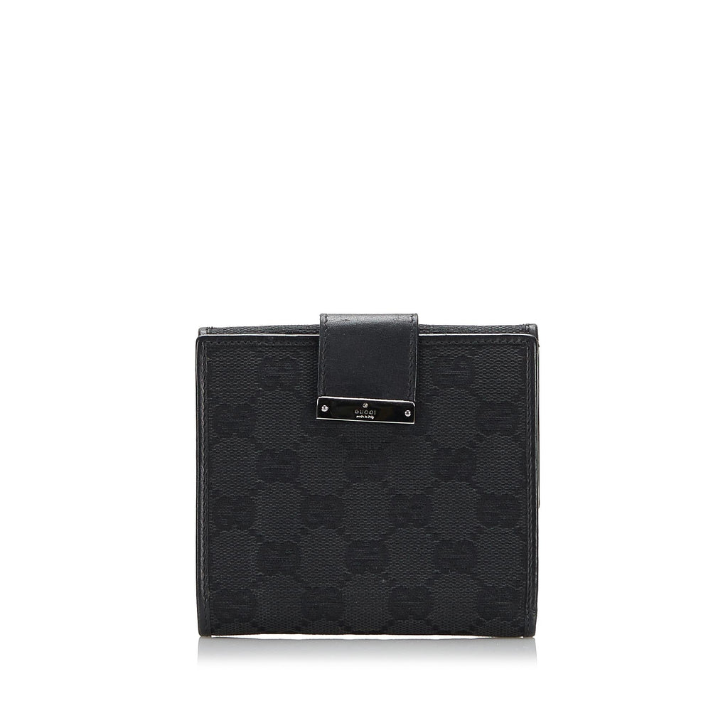 Gucci GG Canvas Compact Wallet (SHG-37777)