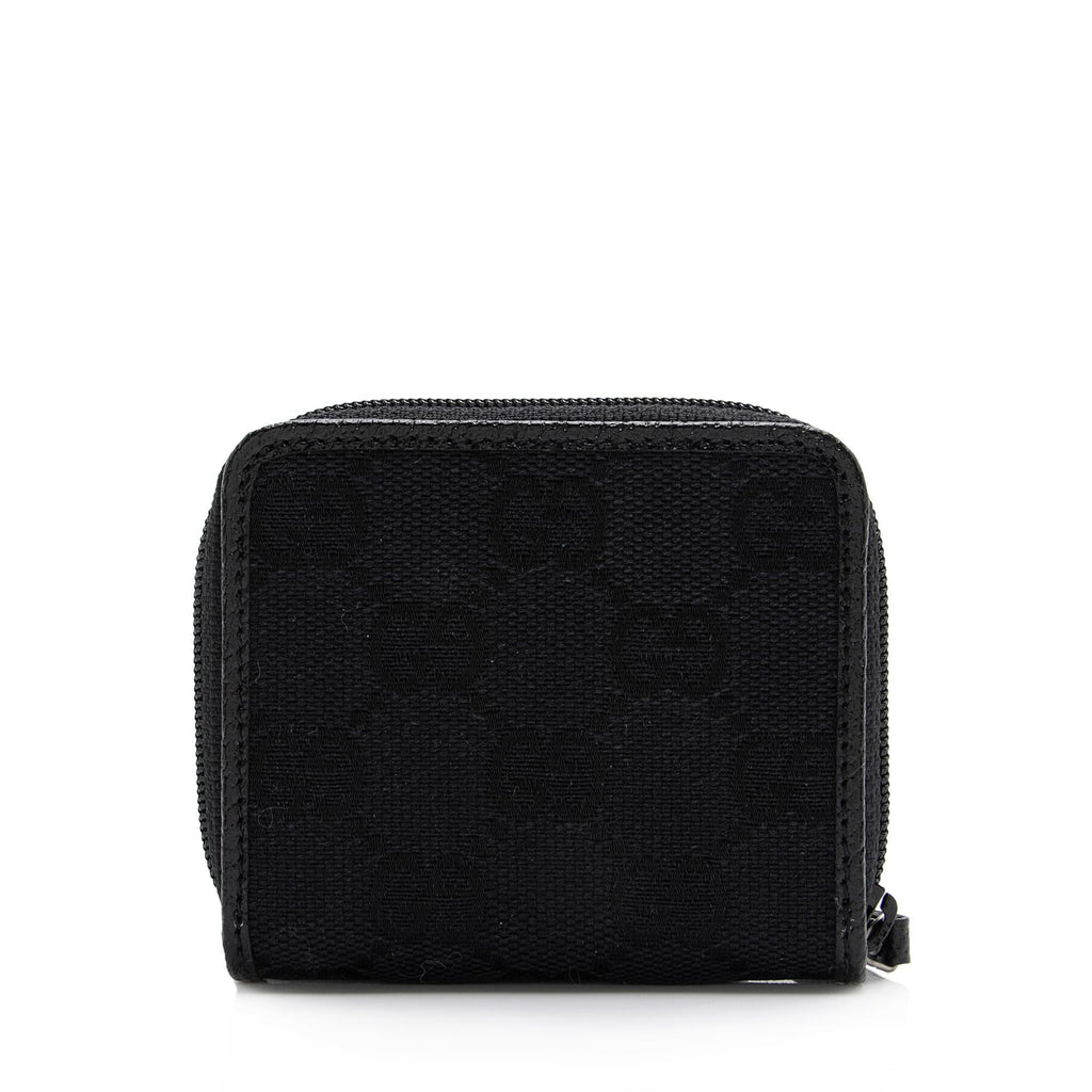 Gucci GG Canvas Compact Zip Around Coin Wallet (SHF-23568)