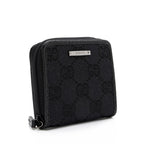 Gucci GG Canvas Compact Zip Around Coin Wallet (SHF-23568)