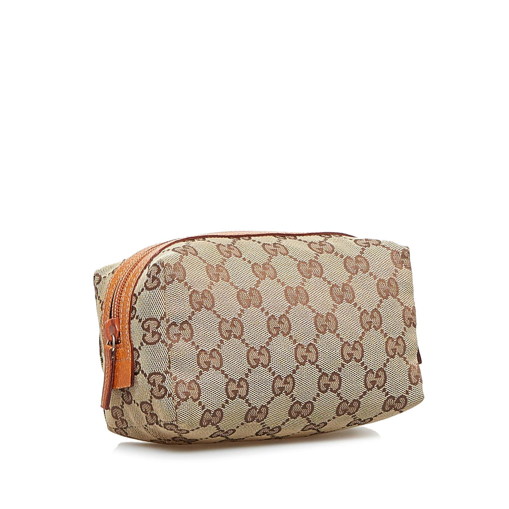 Gucci GG Canvas Cosmetic Pouch (SHG-CMpNy5)