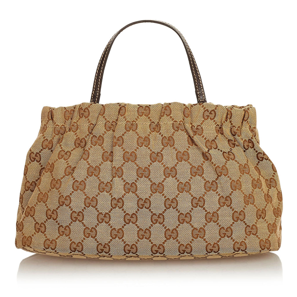 Gucci GG Canvas Crest Handbag (SHG-25768)