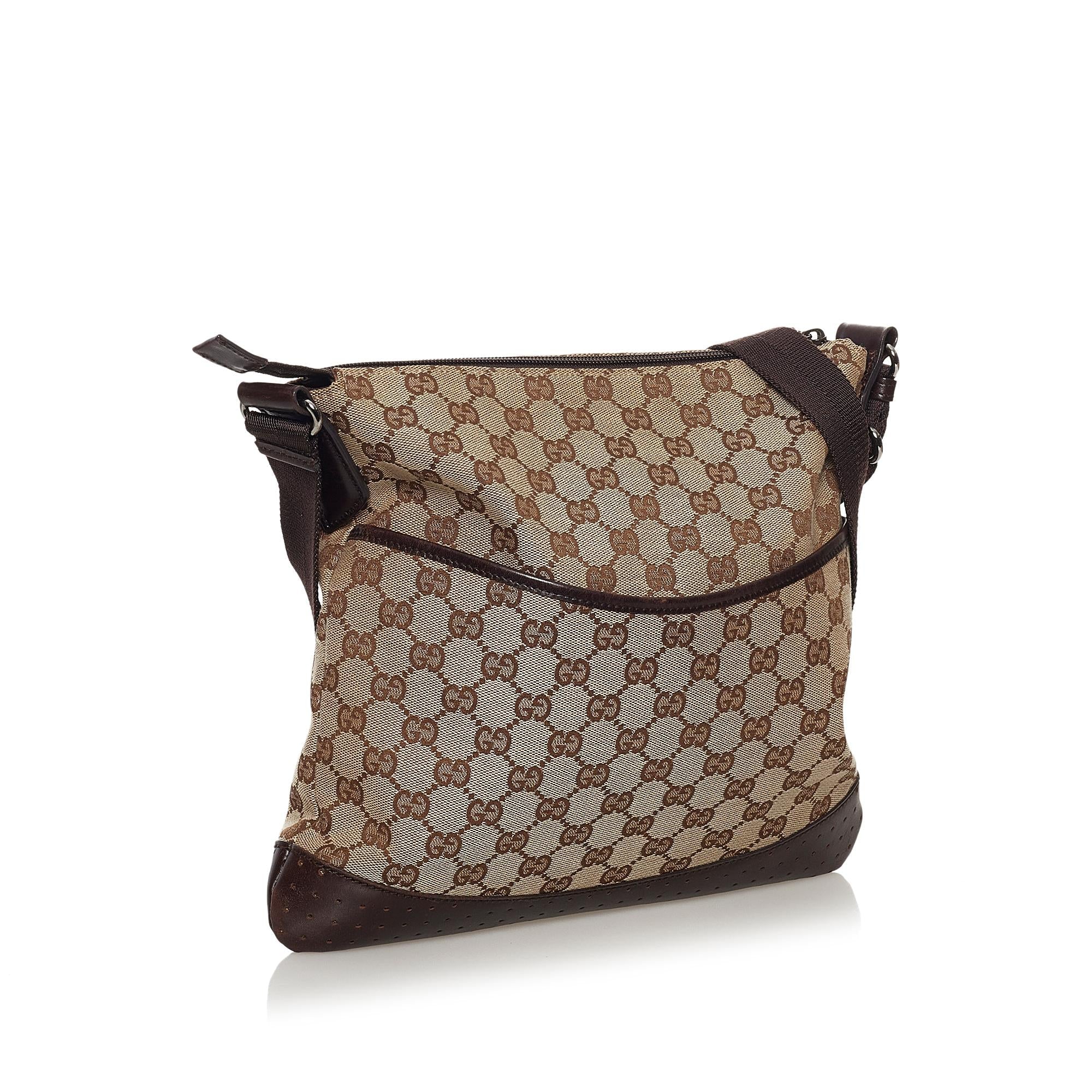 Gucci GG Canvas Crossbody Bag (SHG-32412)