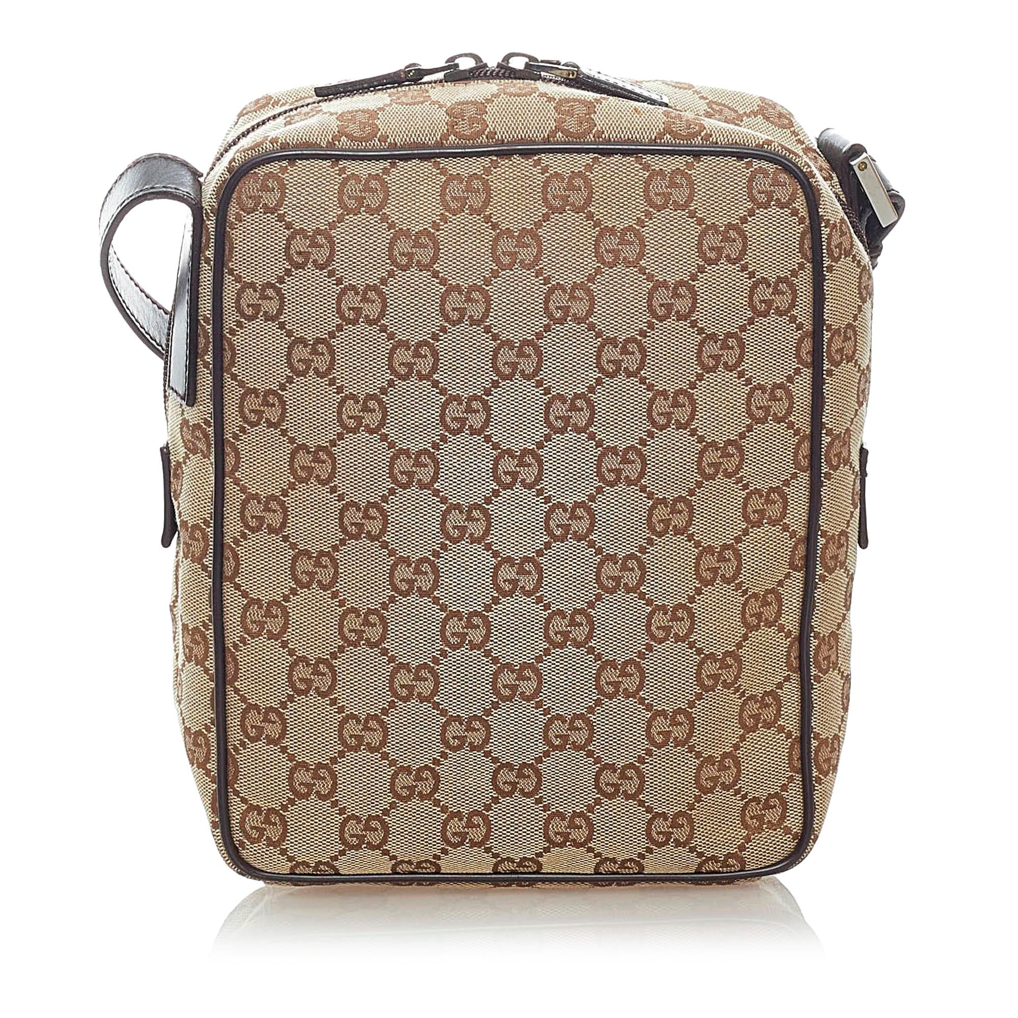 Gucci GG Canvas Crossbody Bag (SHG-32704)
