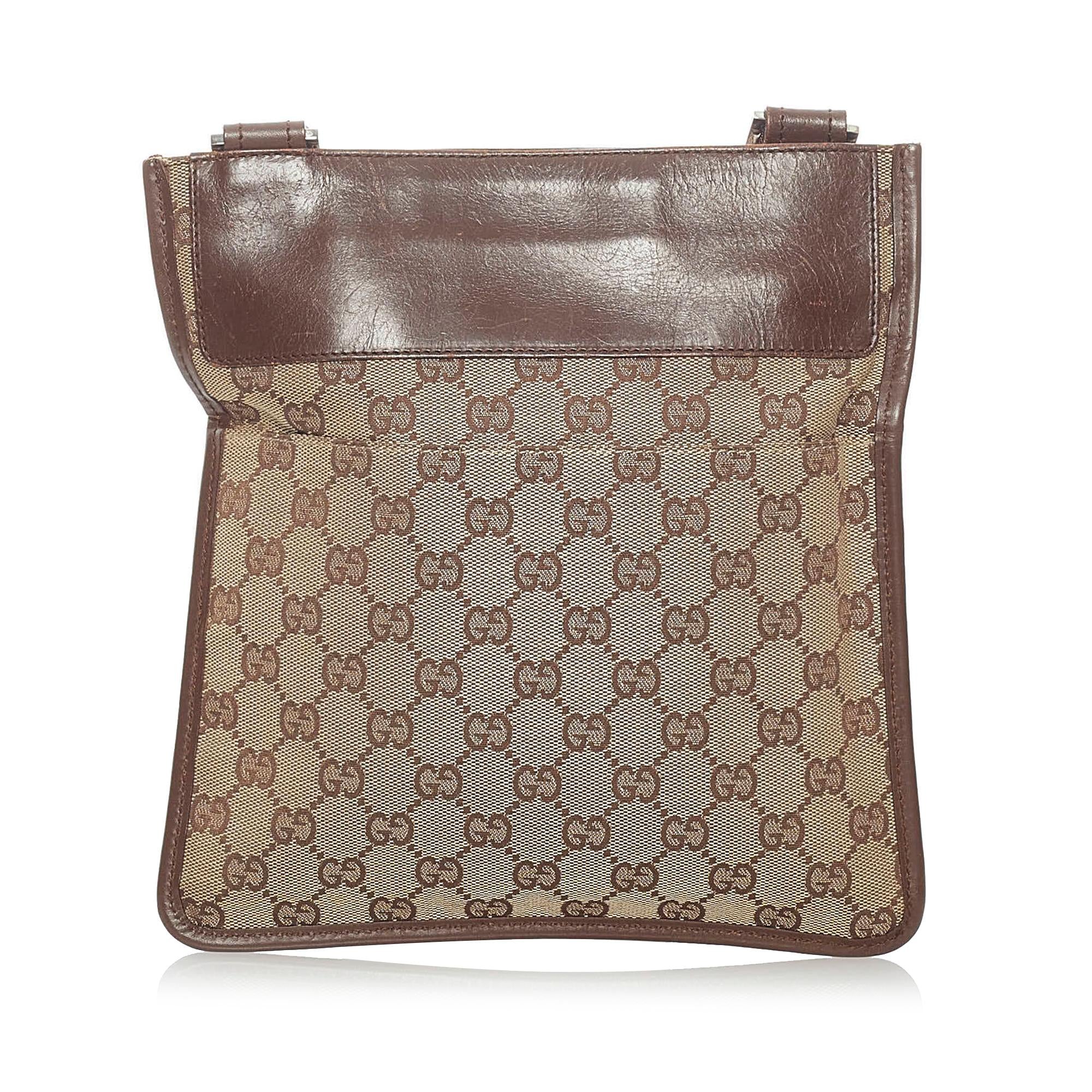 Gucci GG Canvas Crossbody Bag (SHG-32827)