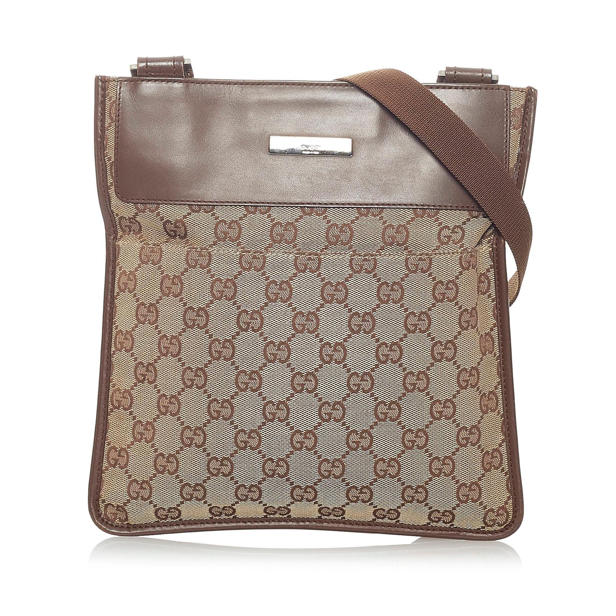 Gucci GG Canvas Crossbody Bag (SHG-32827)