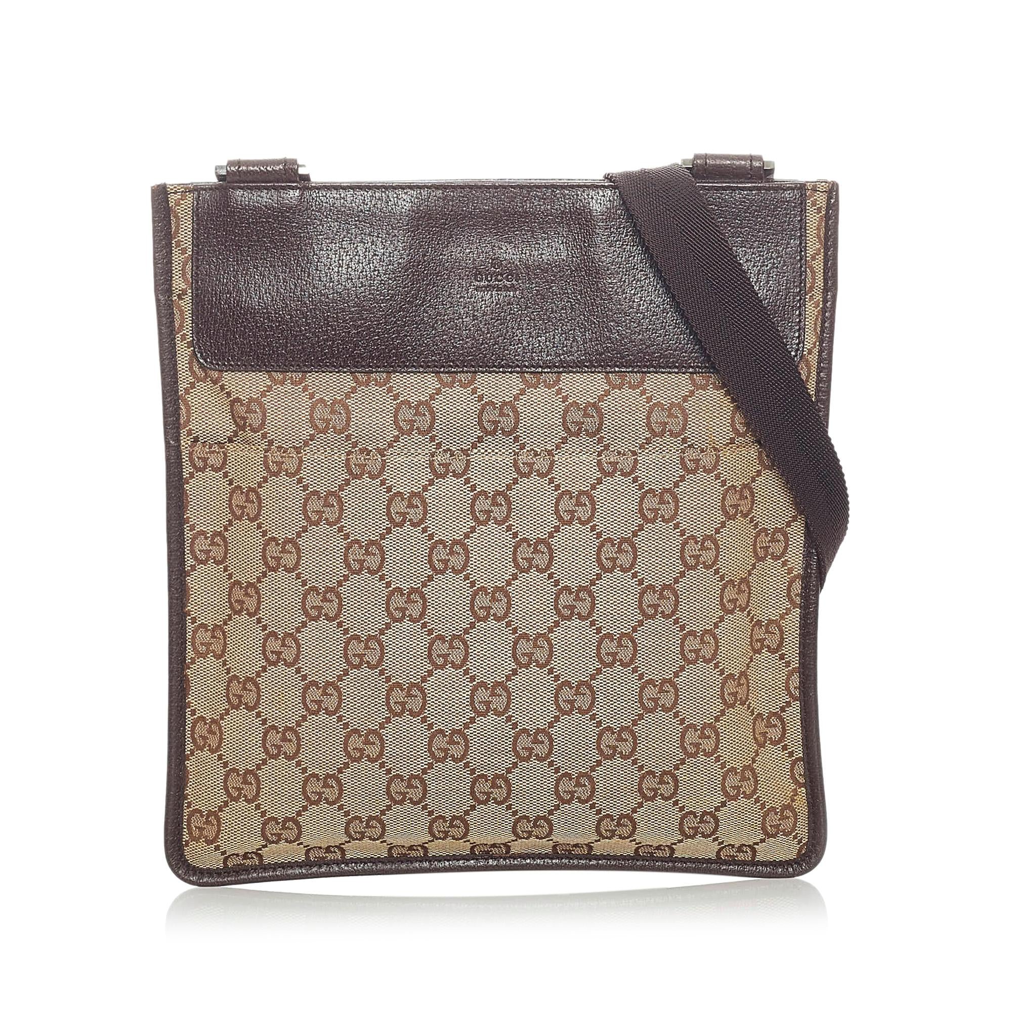 Gucci GG Canvas Crossbody Bag (SHG-33150)