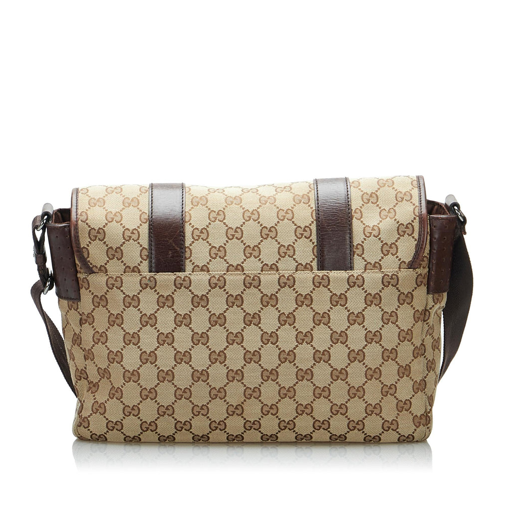 Gucci GG Canvas Crossbody Bag (SHG-p3fMmd)