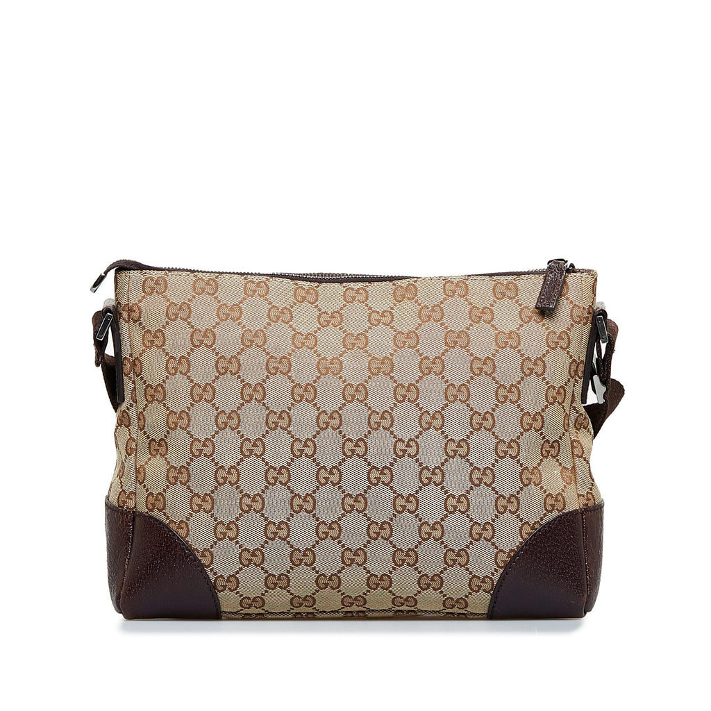 Gucci GG Canvas Crossbody Bag (SHG-dHJ83I)