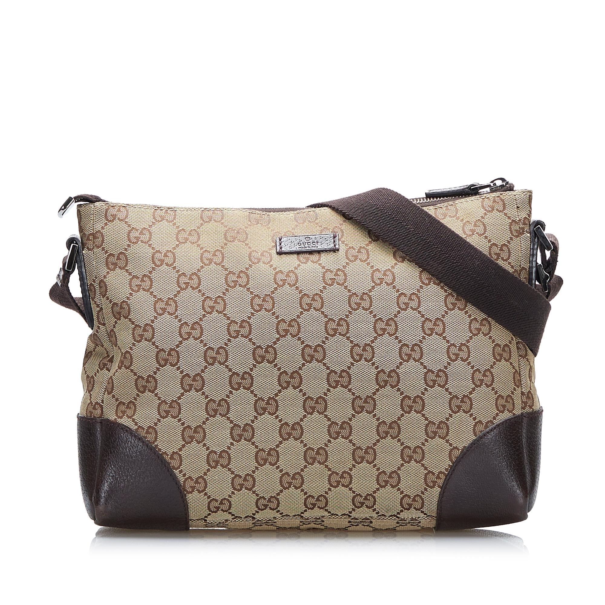 Gucci GG Canvas Crossbody (SHG-I6scNT)
