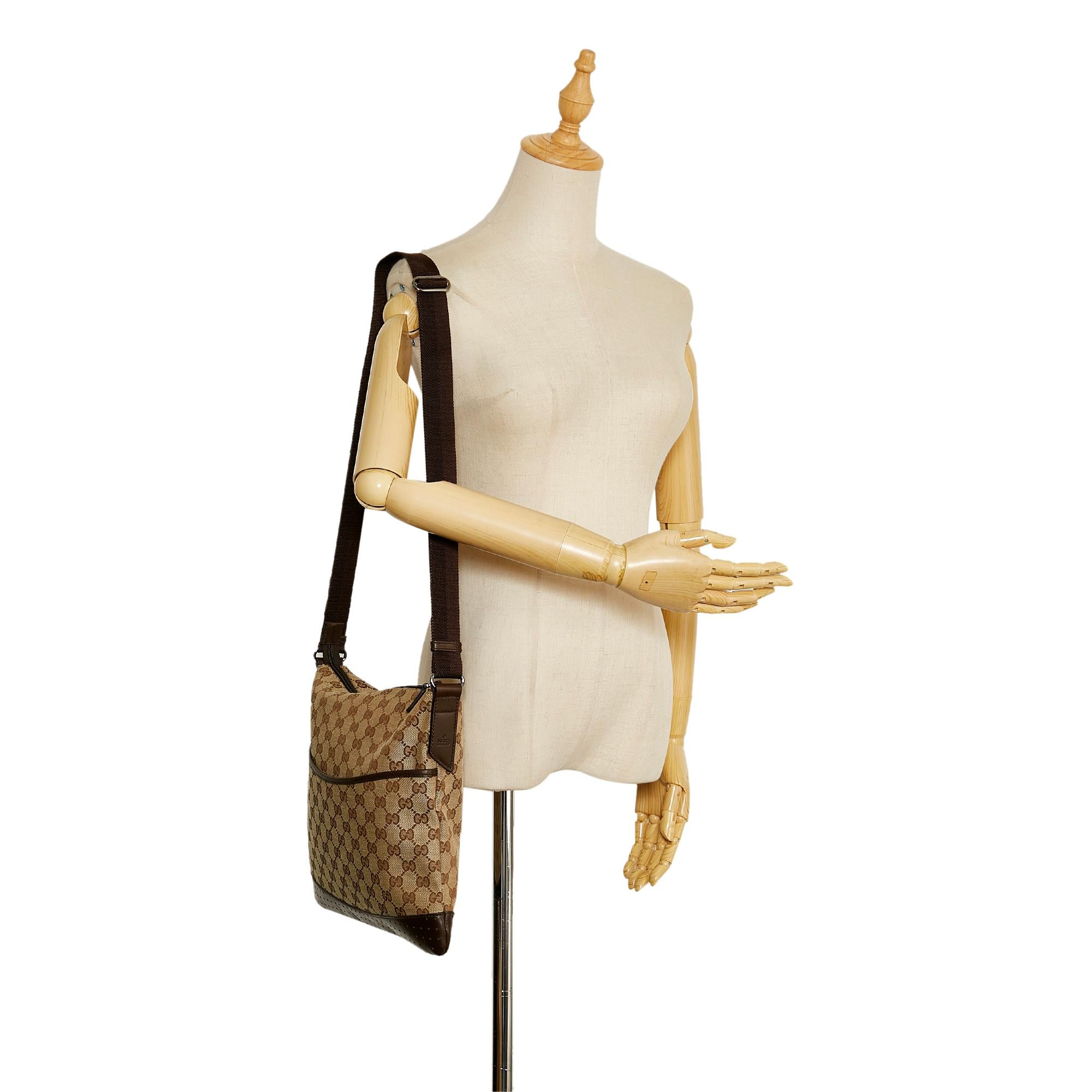 Gucci GG Canvas Crossbody (SHG-hh43k8)