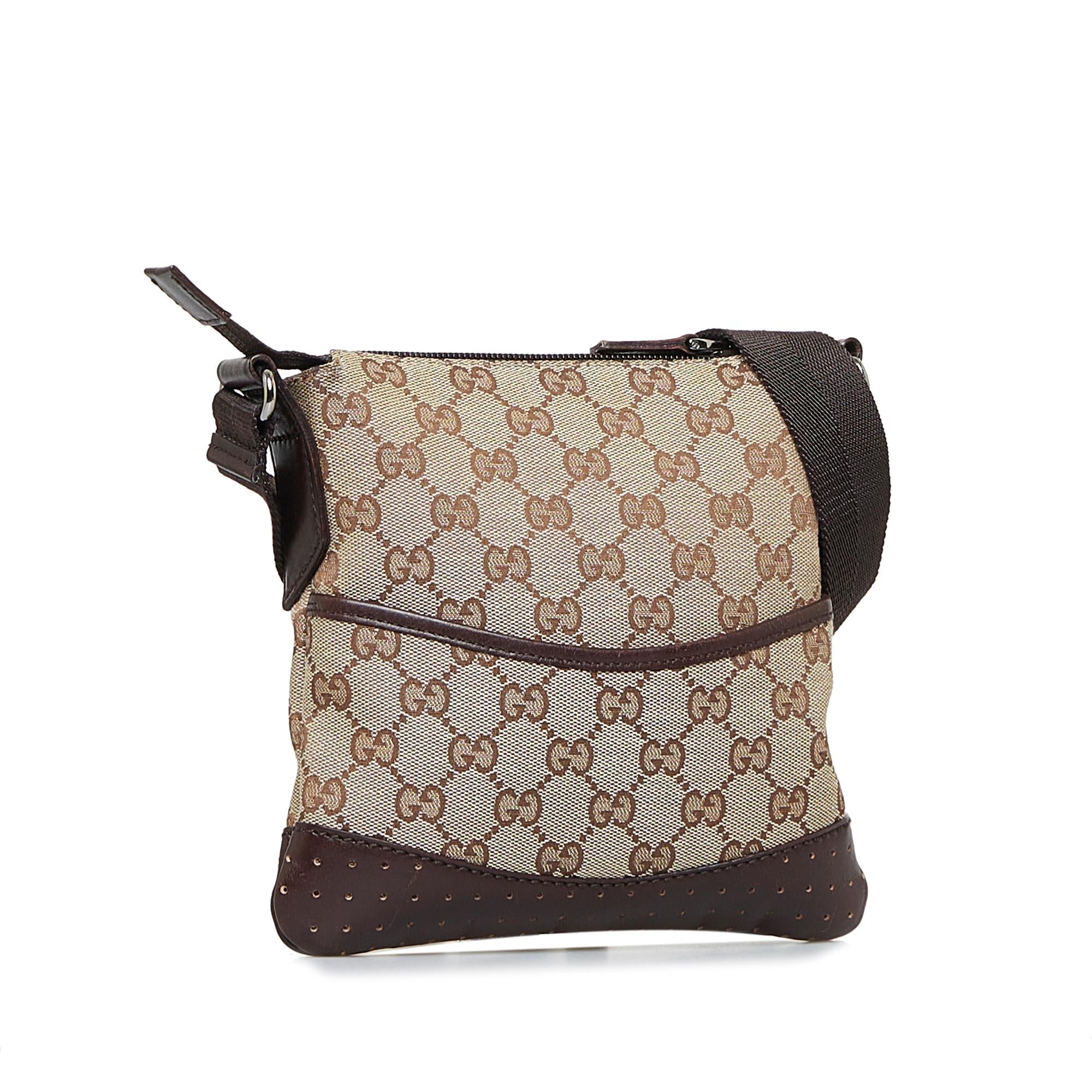 Gucci GG Canvas Crossbody (SHG-3LjGj8)