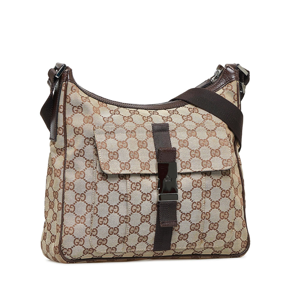 Gucci GG Canvas Crossbody (SHG-woM325)