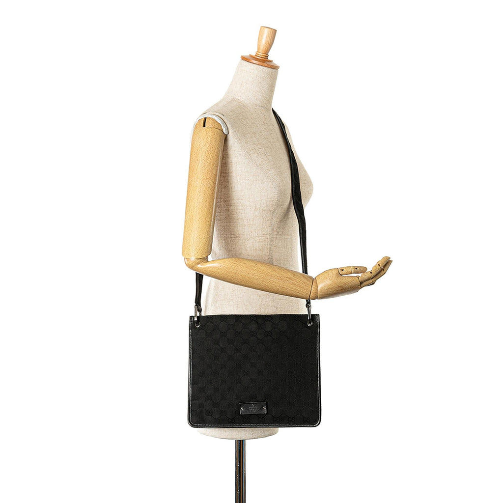 Gucci GG Canvas Crossbody (SHG-1oVB9G)