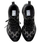 Gucci GG Canvas Crystal Run Sneakers - Size 7.5 / 37.5