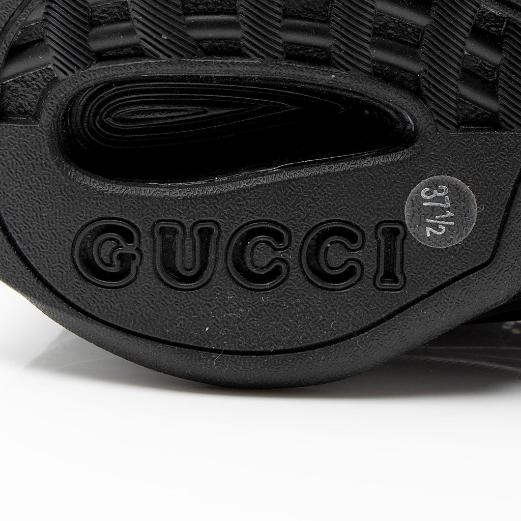 Gucci GG Canvas Crystal Run Sneakers - Size 7.5 / 37.5