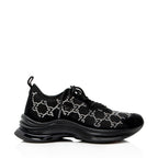 Gucci GG Canvas Crystal Run Sneakers - Size 7.5 / 37.5