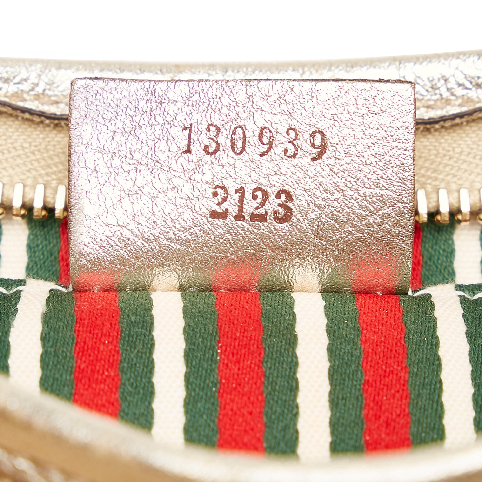 Gucci GG Canvas D-Ring Abbey Baguette (SHG-32278)