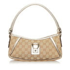 Gucci GG Canvas D-Ring Abbey Baguette (SHG-32278)