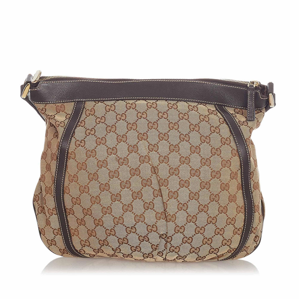 Gucci GG Canvas D-Ring Crossbody Bag (SHG-31956)