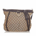 Gucci GG Canvas D-Ring Crossbody Bag (SHG-31956)