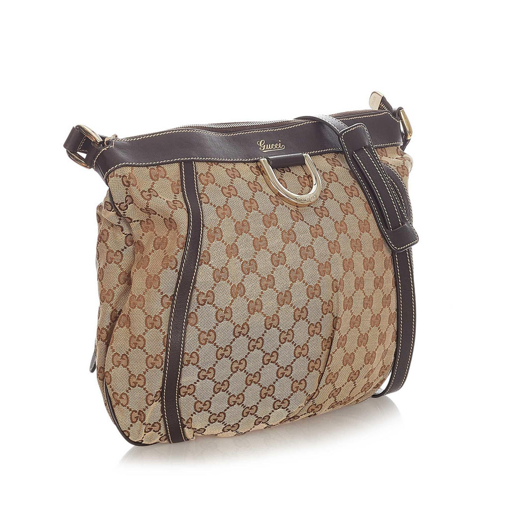 Gucci GG Canvas D-Ring Crossbody Bag (SHG-31956)