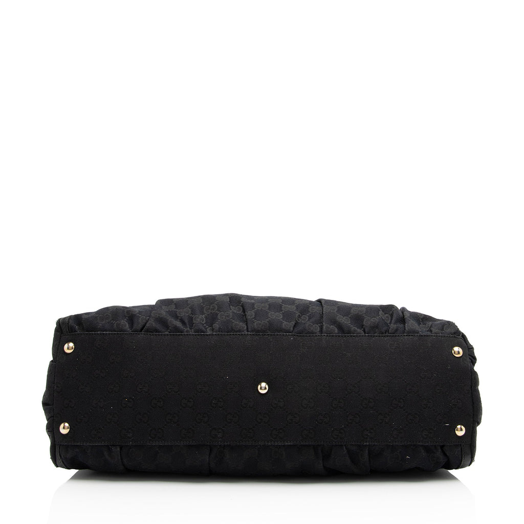 Gucci GG Canvas D Ring Large Hobo (SHF-dhCol9)