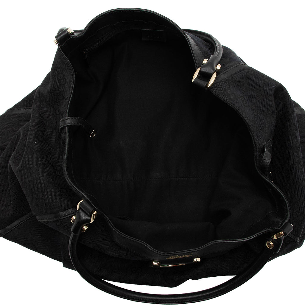 Gucci GG Canvas D Ring Large Hobo (SHF-dhCol9)
