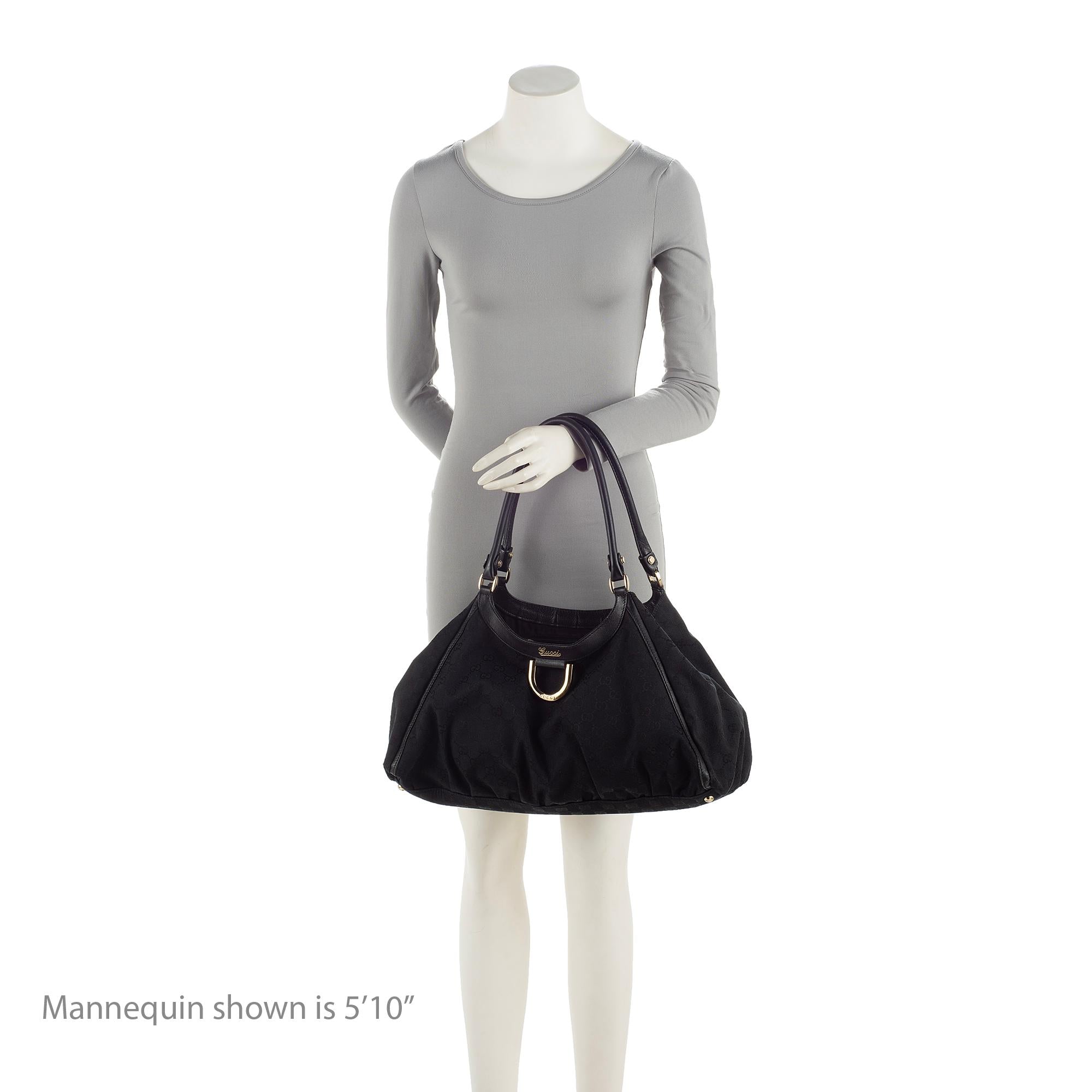 Gucci GG Canvas D Ring Large Hobo (SHF-dhCol9)