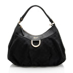 Gucci GG Canvas D Ring Medium Hobo