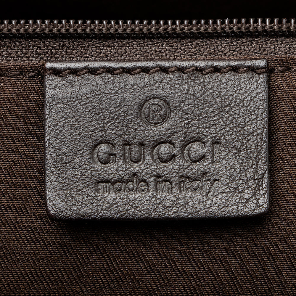 Gucci GG Canvas D Ring Medium Tote (SHF-21408)