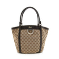 Gucci GG Canvas D Ring Medium Tote (SHF-22442)