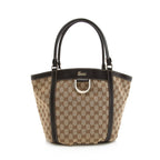 Gucci GG Canvas D Ring Medium Tote (SHF-22442)