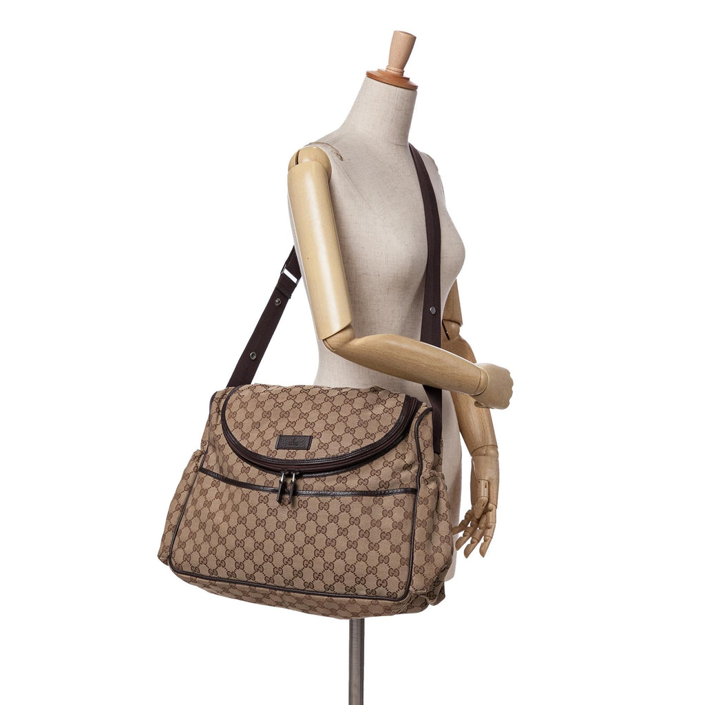 Gucci GG Canvas Diaper Bag