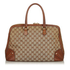 Gucci GG Canvas Dome Nail Handbag (SHG-25305)