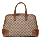 Gucci GG Canvas Dome Nailhead Handbag (SHG-hYHpr2)