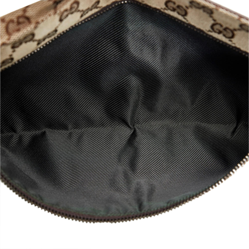 Gucci GG Canvas Double Pocket Belt Bag (SHG-Ne4e13)
