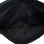 Gucci GG Canvas Double Pocket Belt Bag (SHG-jTXA2O)