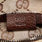 Gucci GG Canvas Double Pocket Belt Bag (SHG-K8VhdU)