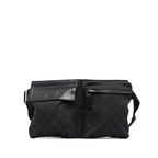 Gucci GG Canvas Double Pocket Belt Bag (SHG-9YRfAM)