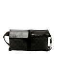 Gucci GG Canvas Double Pocket Belt Bag (SHG-A3c4cV)