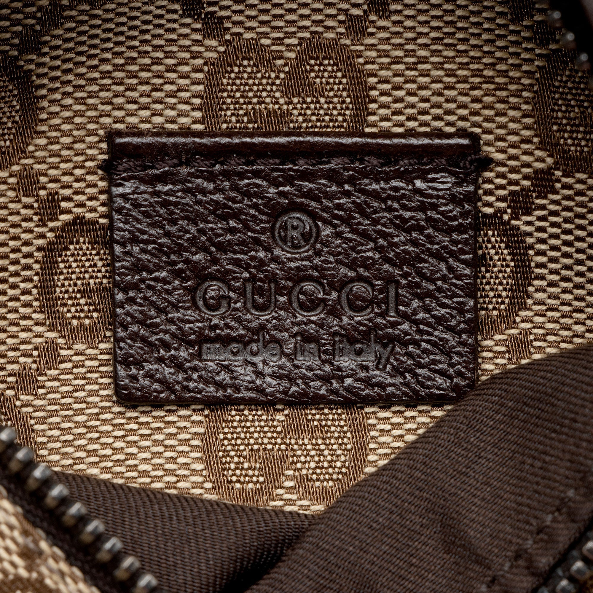 Gucci GG Canvas Double Pocket Belt Bag (SHF-Z0mmJ4)
