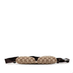 Gucci GG Canvas Double Pocket Belt Bag (SHG-IK6GbF)