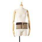 Gucci GG Canvas Double Pocket Belt Bag (SHG-g4W9QX)