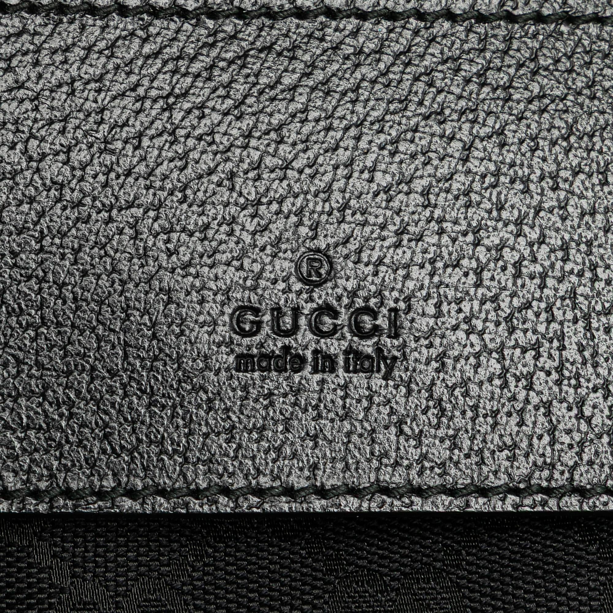 Gucci GG Canvas Double Pocket Belt Bag