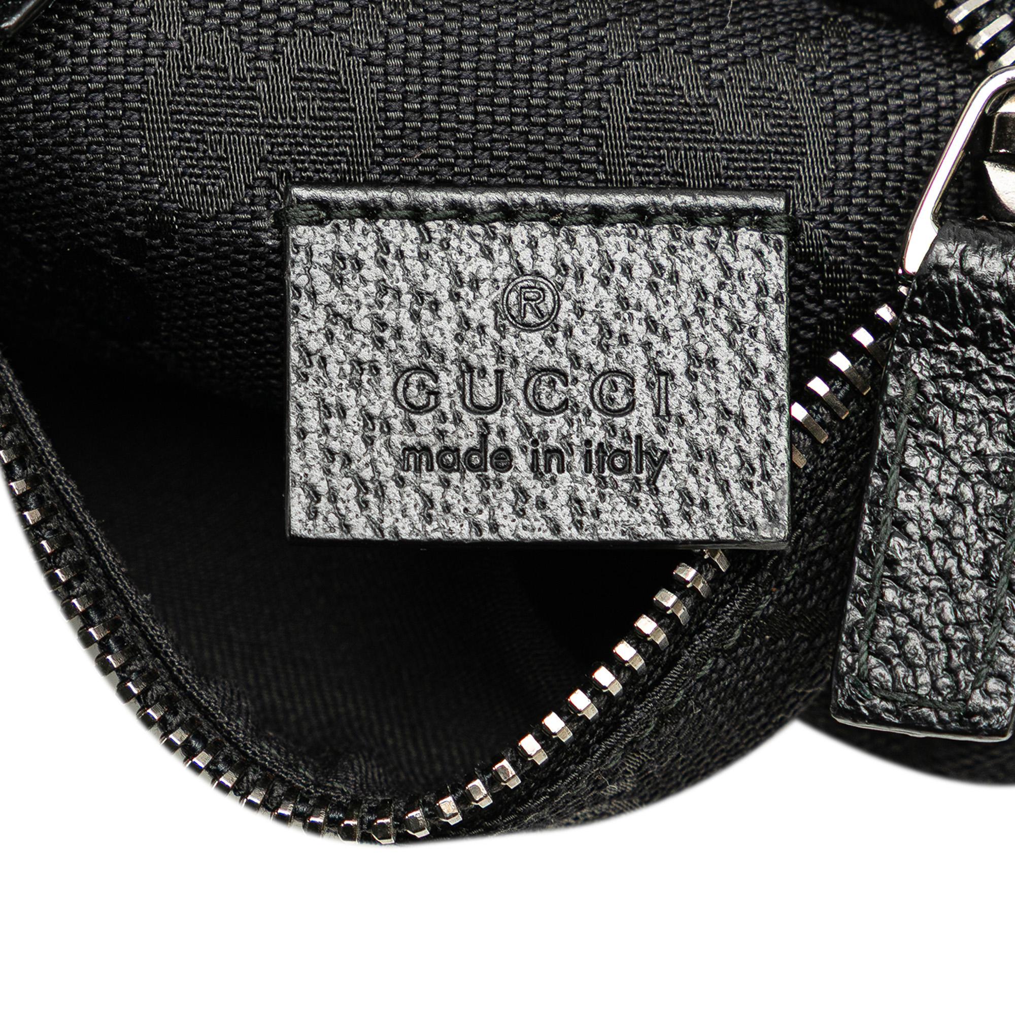 Gucci GG Canvas Double Pocket Belt Bag